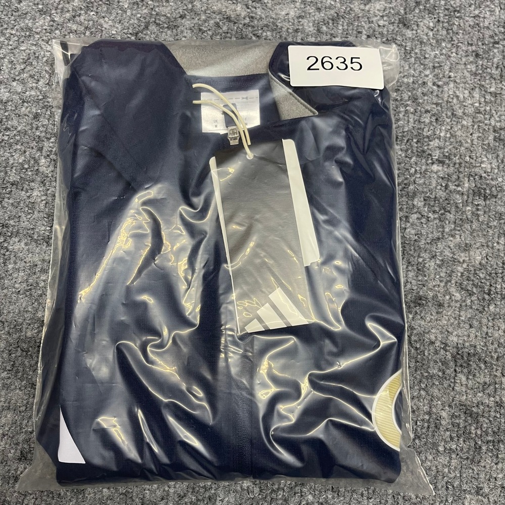 Georgia Tech Yellow Jackets Pullover Mens Medium Navy Blue Adidas 1/4 Zip NCAA - Picture 13 of 13